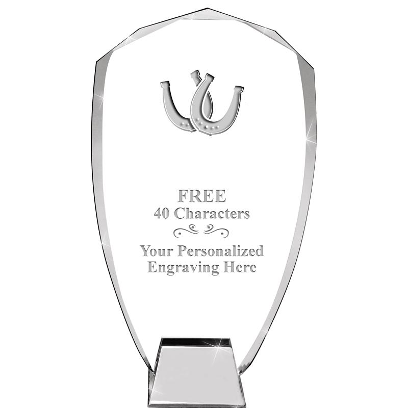 8.5" SHIELD ICONIC CRYSTAL