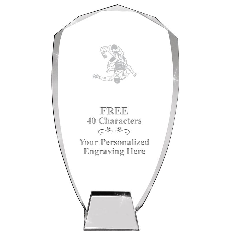 8.5" SHIELD ICONIC CRYSTAL