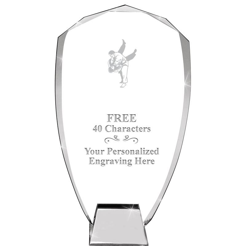 8.5" SHIELD ICONIC CRYSTAL