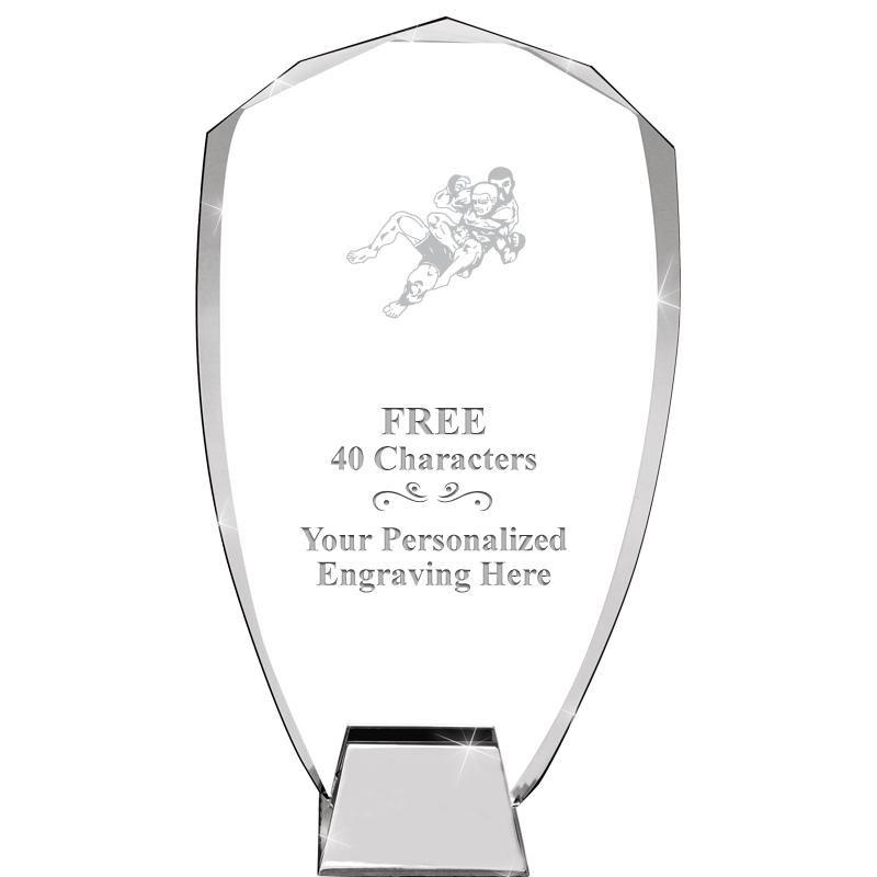 8.5" SHIELD ICONIC CRYSTAL