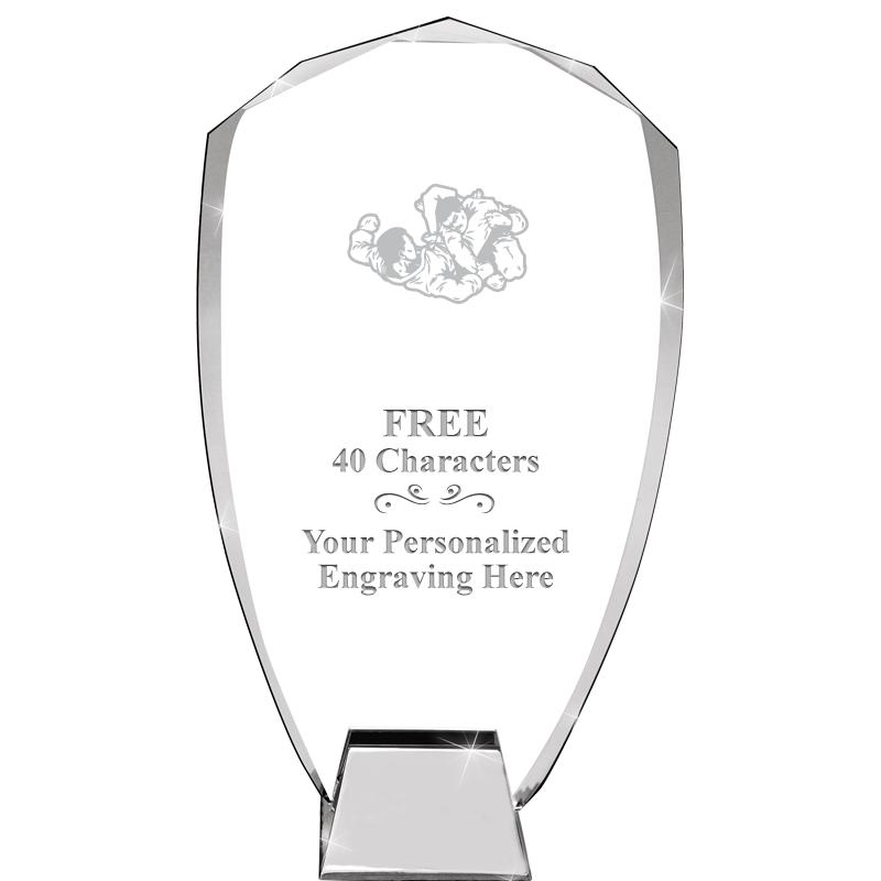 8.5" SHIELD ICONIC CRYSTAL