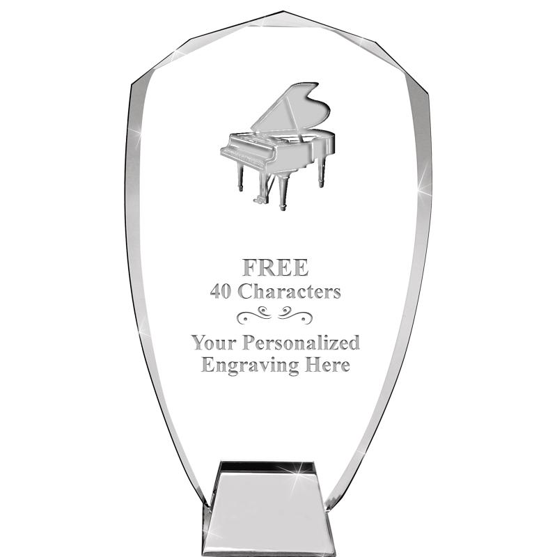 8.5" SHIELD ICONIC CRYSTAL