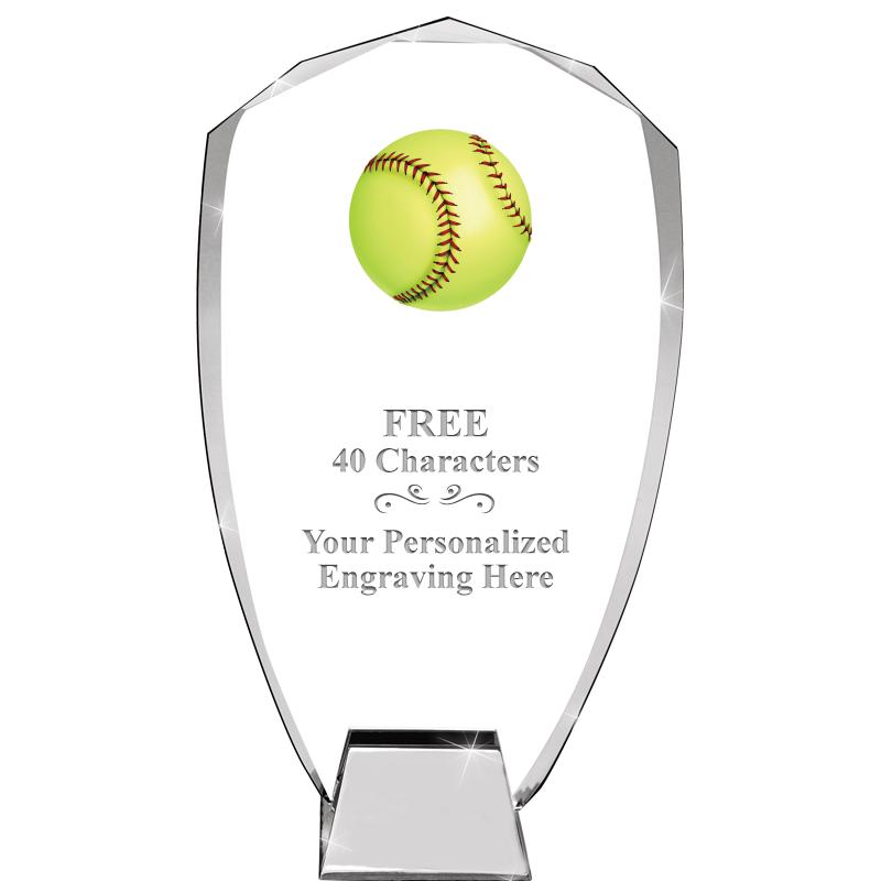 8.5" SHIELD ICONIC CRYSTAL