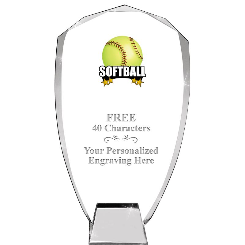 8.5" SHIELD ICONIC CRYSTAL