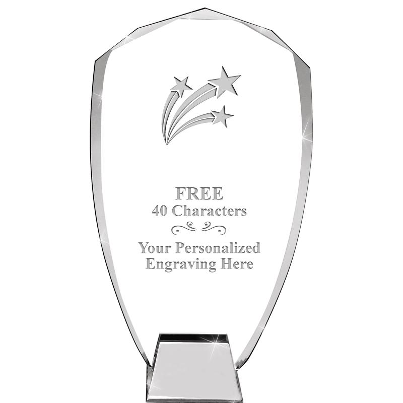 8.5" SHIELD ICONIC CRYSTAL