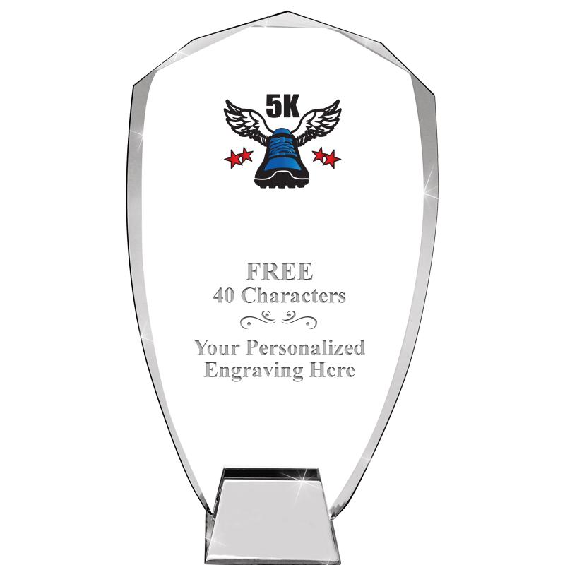 8.5" SHIELD ICONIC CRYSTAL