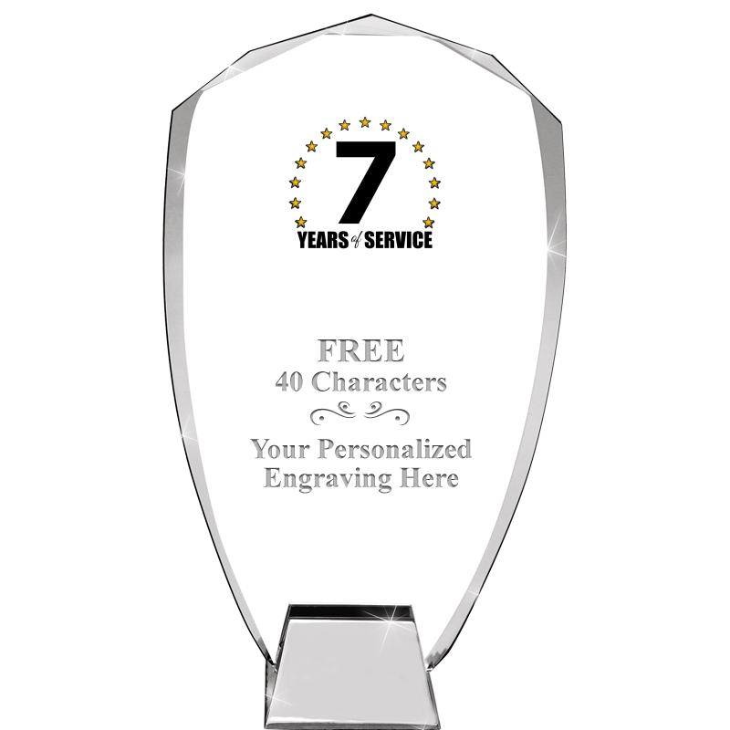 8.5" SHIELD ICONIC CRYSTAL