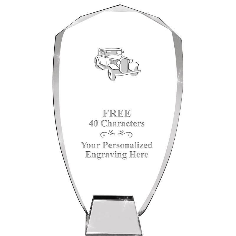 8.5" SHIELD ICONIC CRYSTAL