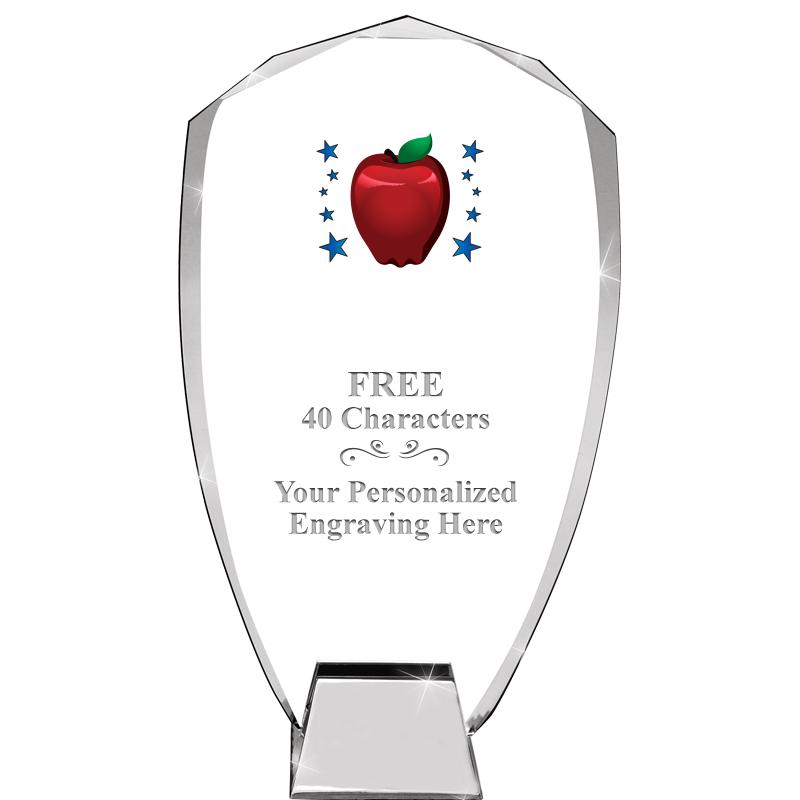 8.5" SHIELD ICONIC CRYSTAL
