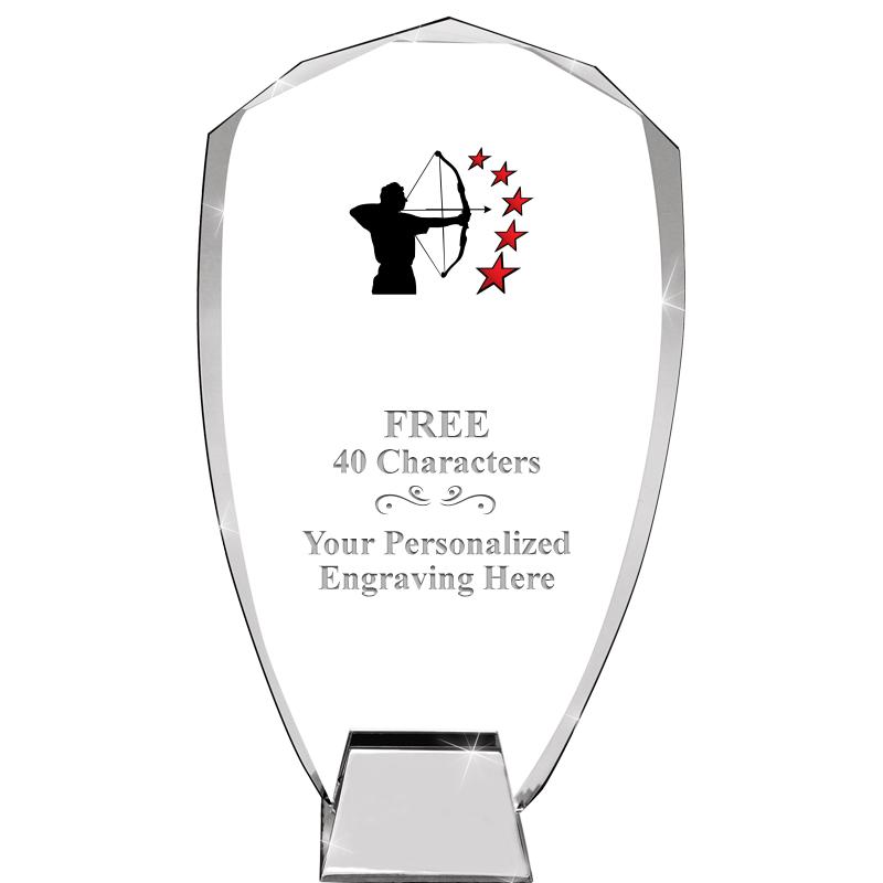 8.5" SHIELD ICONIC CRYSTAL