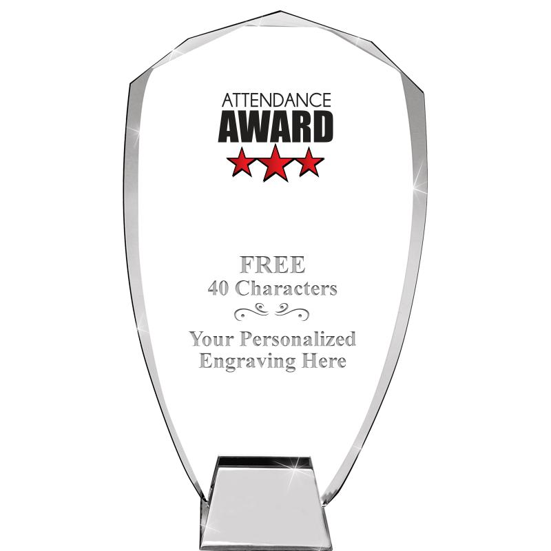 8.5" SHIELD ICONIC CRYSTAL