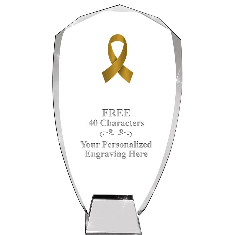 8.5" SHIELD ICONIC CRYSTAL