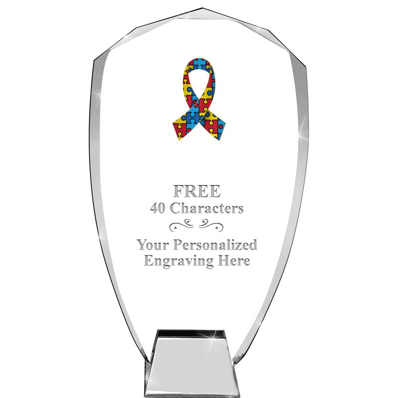 8.5" SHIELD ICONIC CRYSTAL