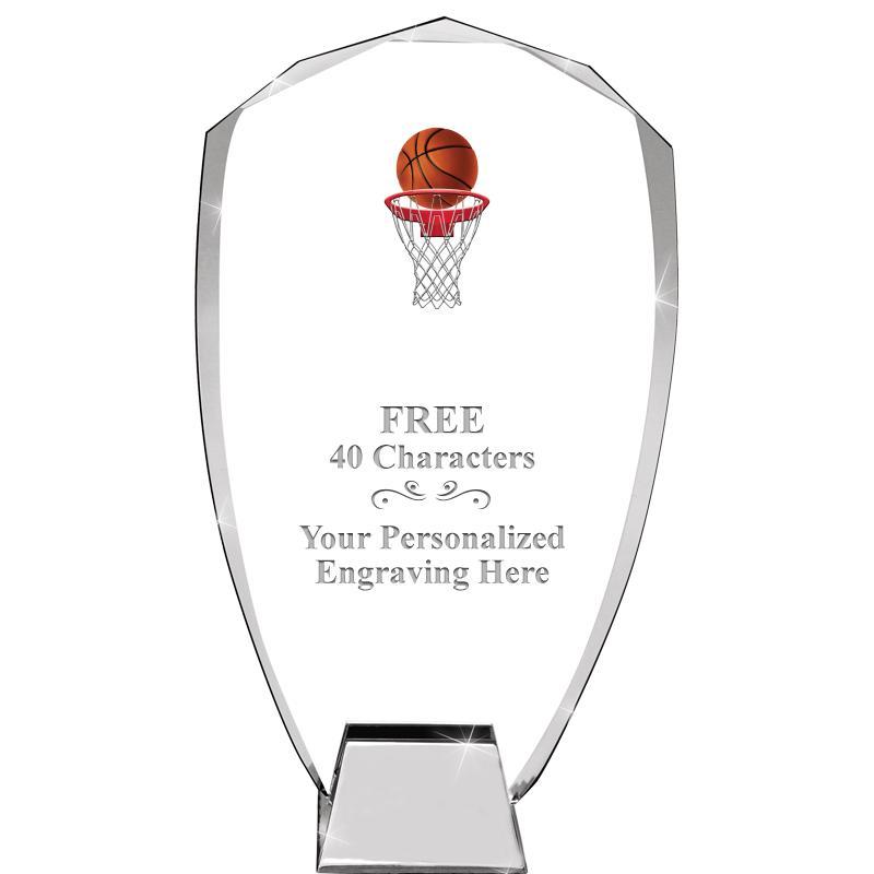 8.5" SHIELD ICONIC CRYSTAL