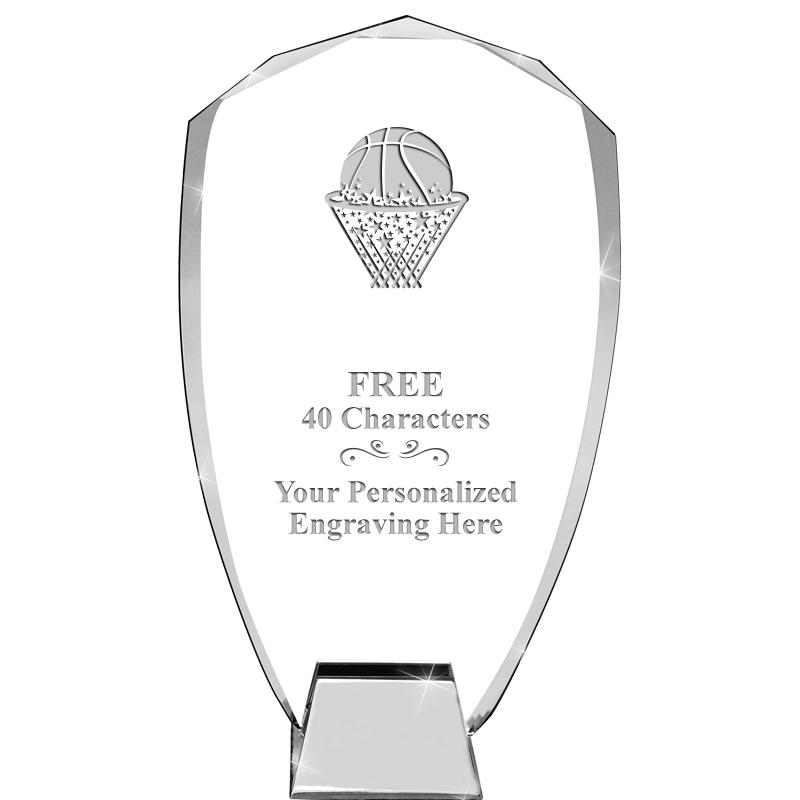 8.5" SHIELD ICONIC CRYSTAL