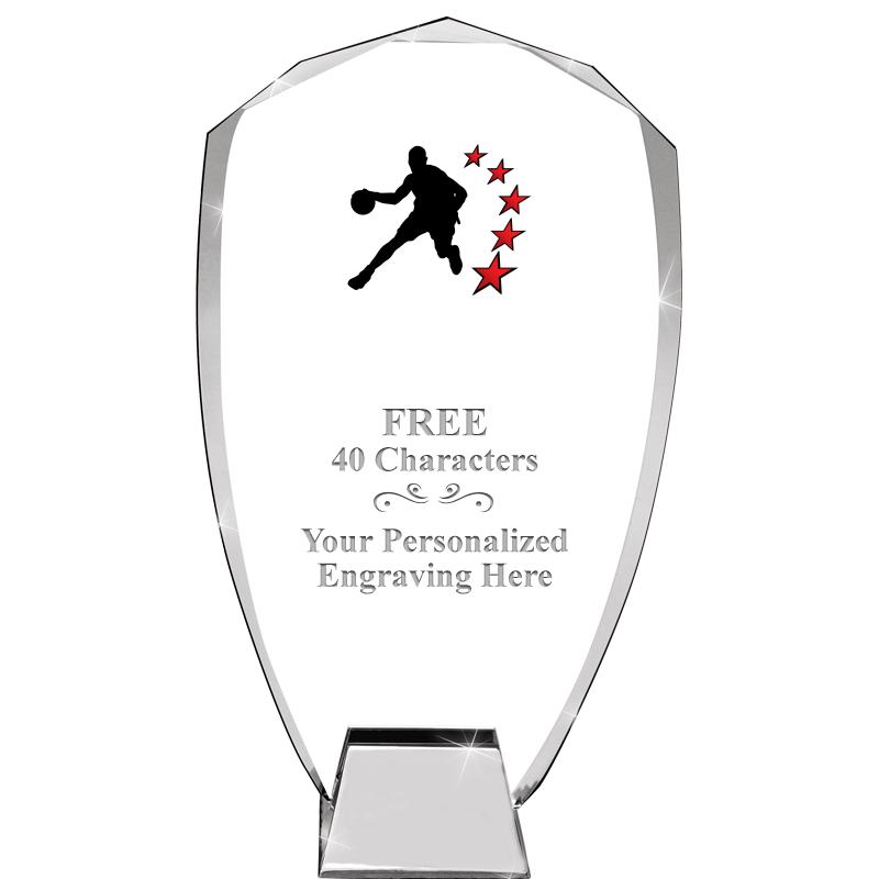 8.5" SHIELD ICONIC CRYSTAL