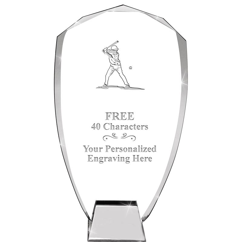 8.5" SHIELD ICONIC CRYSTAL