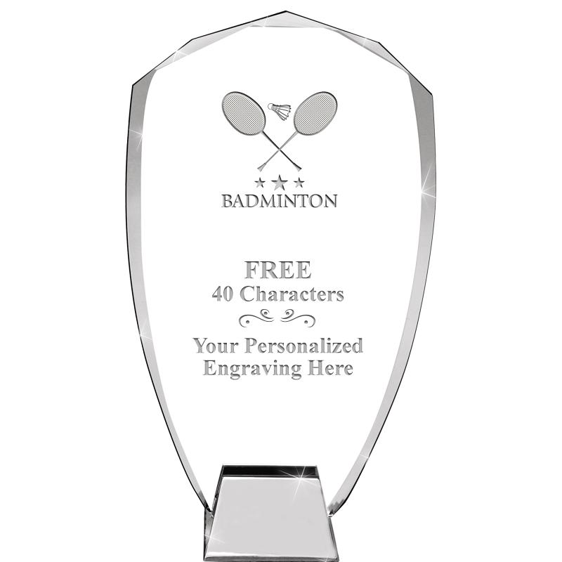 8.5" SHIELD ICONIC CRYSTAL