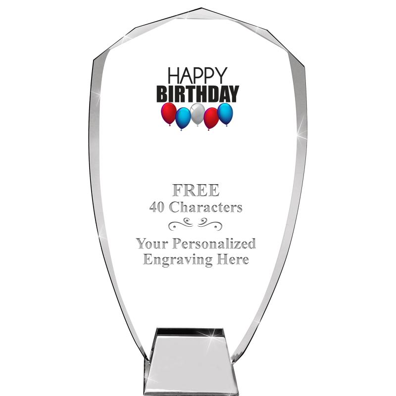 8.5" SHIELD ICONIC CRYSTAL