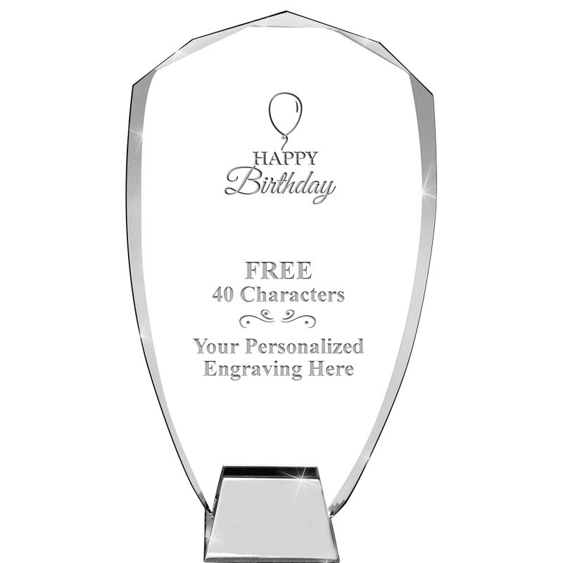 8.5" SHIELD ICONIC CRYSTAL