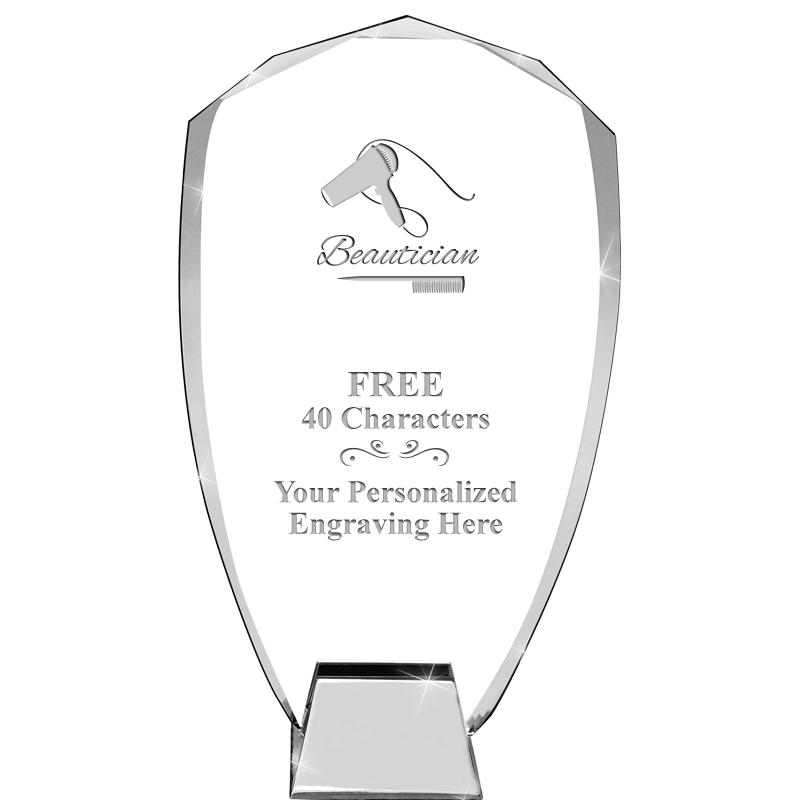 8.5" SHIELD ICONIC CRYSTAL