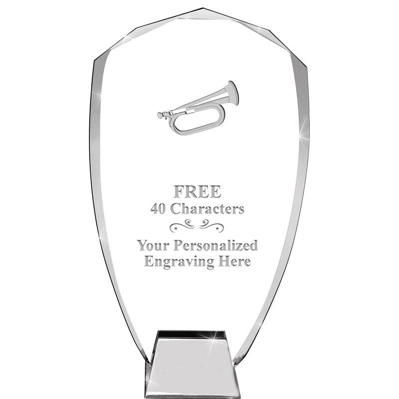 8.5" SHIELD ICONIC CRYSTAL