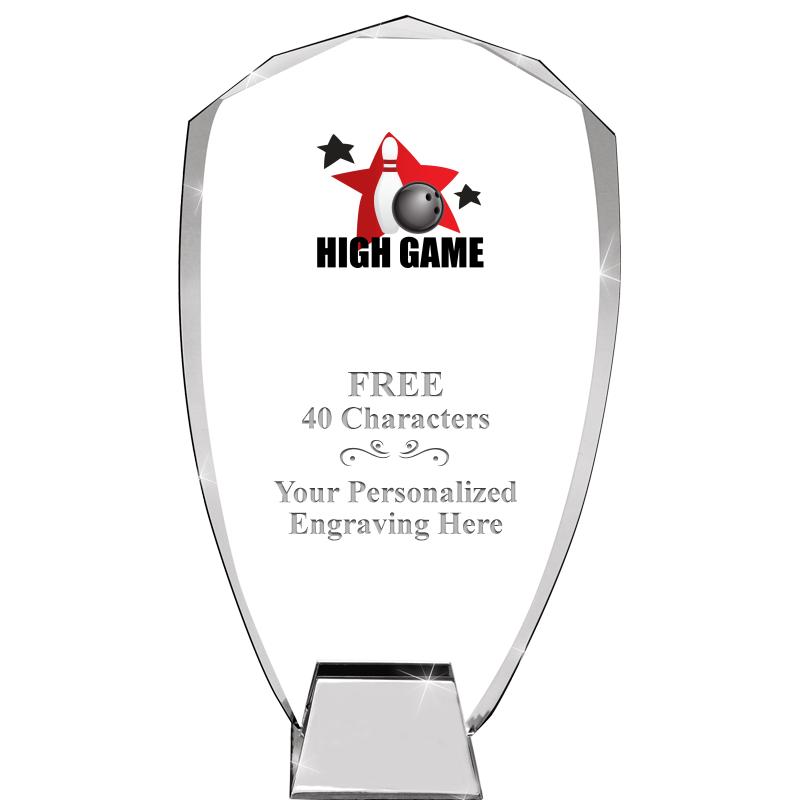 8.5" SHIELD ICONIC CRYSTAL