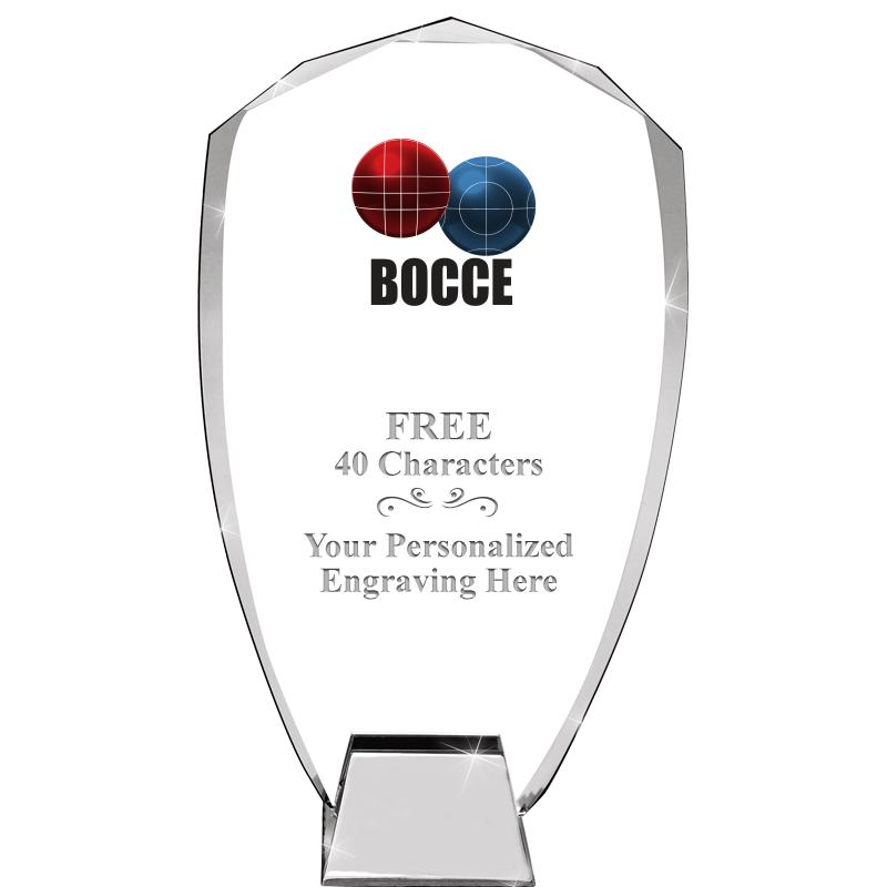 8.5" SHIELD ICONIC CRYSTAL