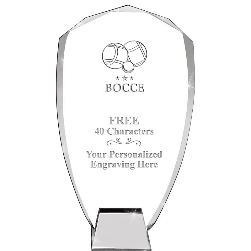 8.5" SHIELD ICONIC CRYSTAL