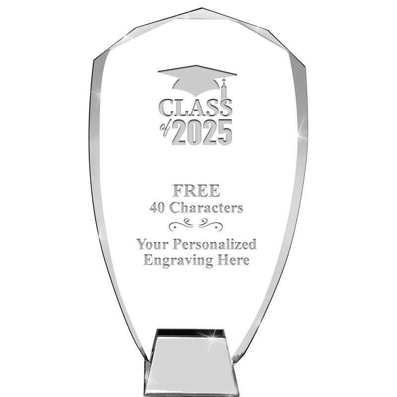 8.5" SHIELD ICONIC CRYSTAL