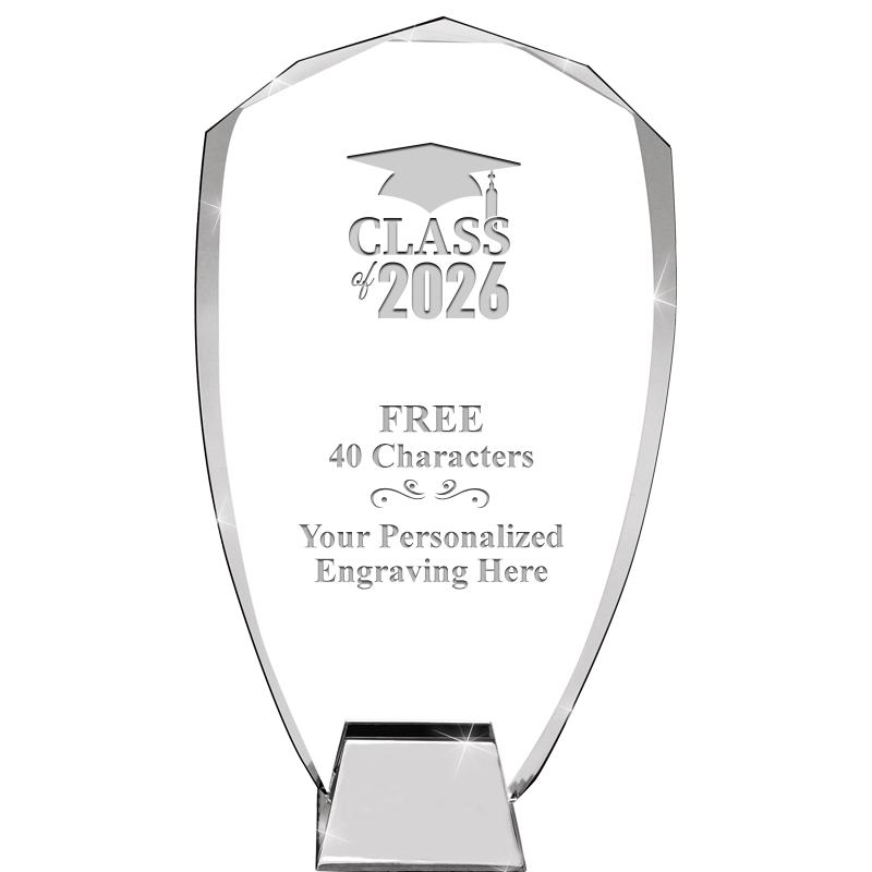 8.5" SHIELD ICONIC CRYSTAL