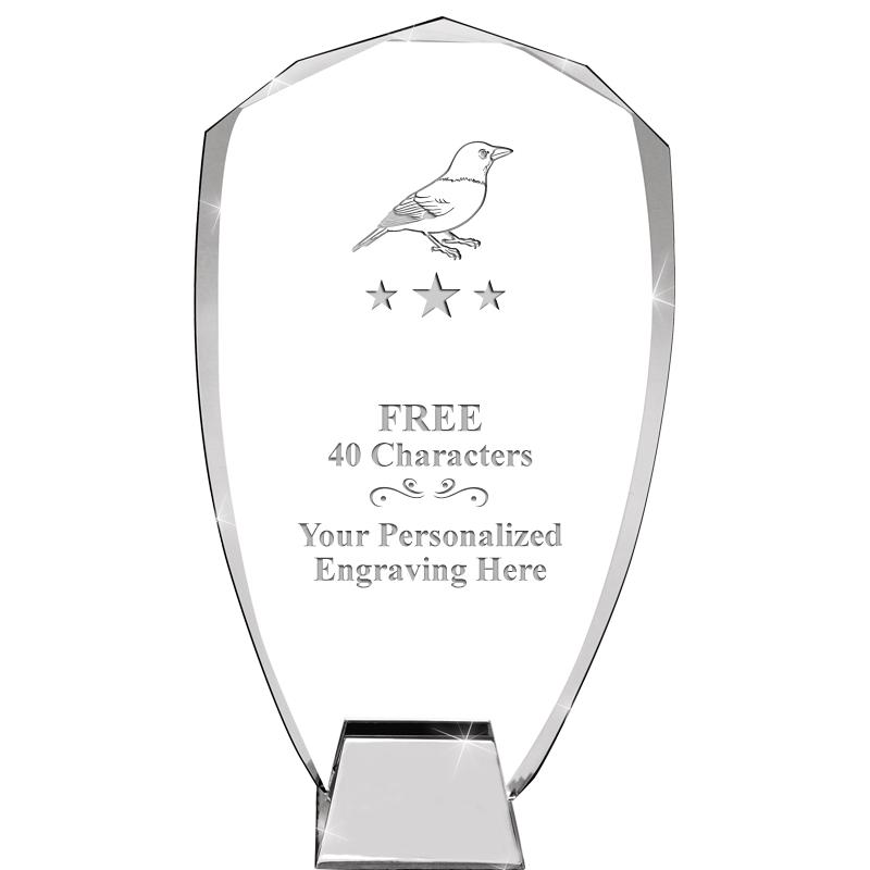 8.5" SHIELD ICONIC CRYSTAL