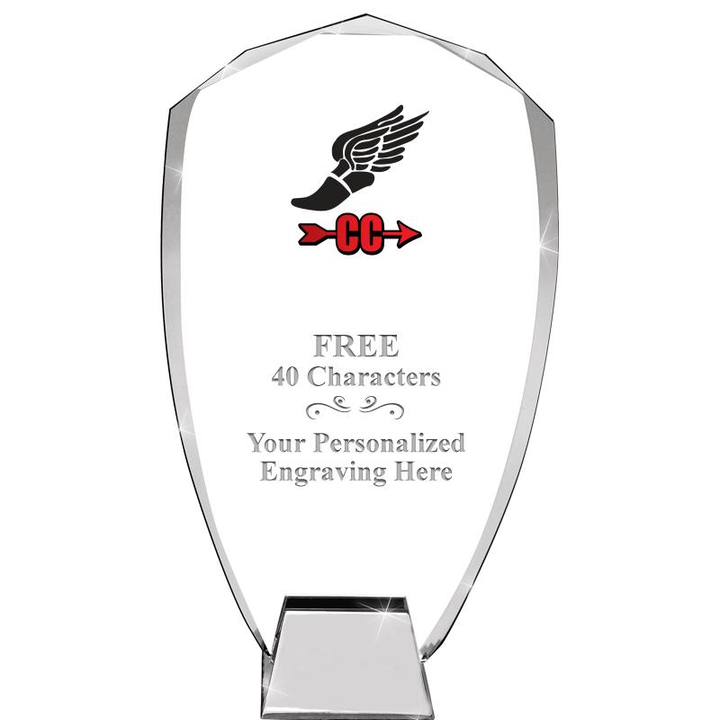 8.5" SHIELD ICONIC CRYSTAL