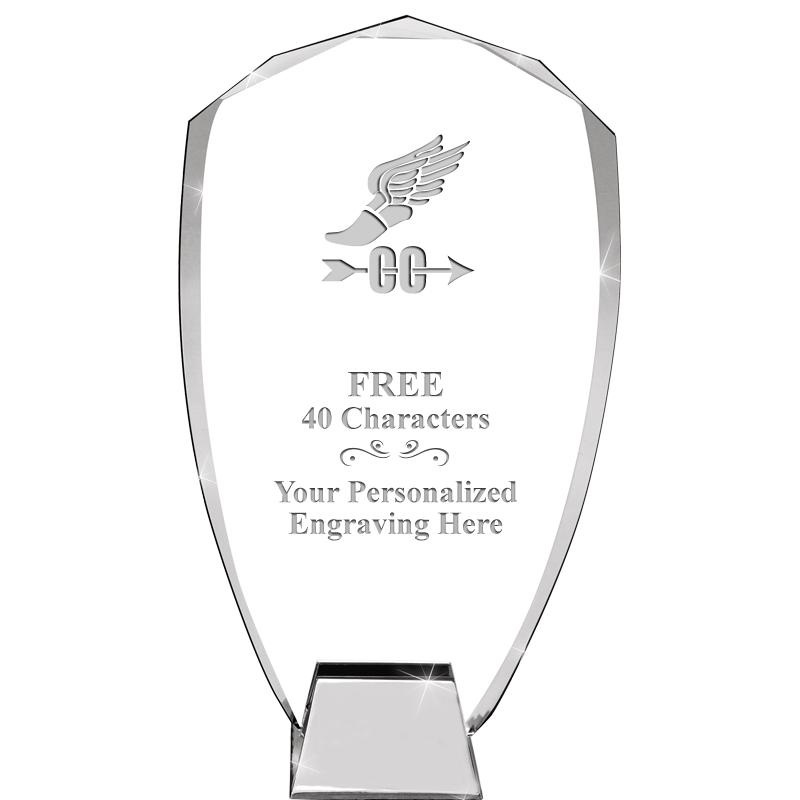 8.5" SHIELD ICONIC CRYSTAL