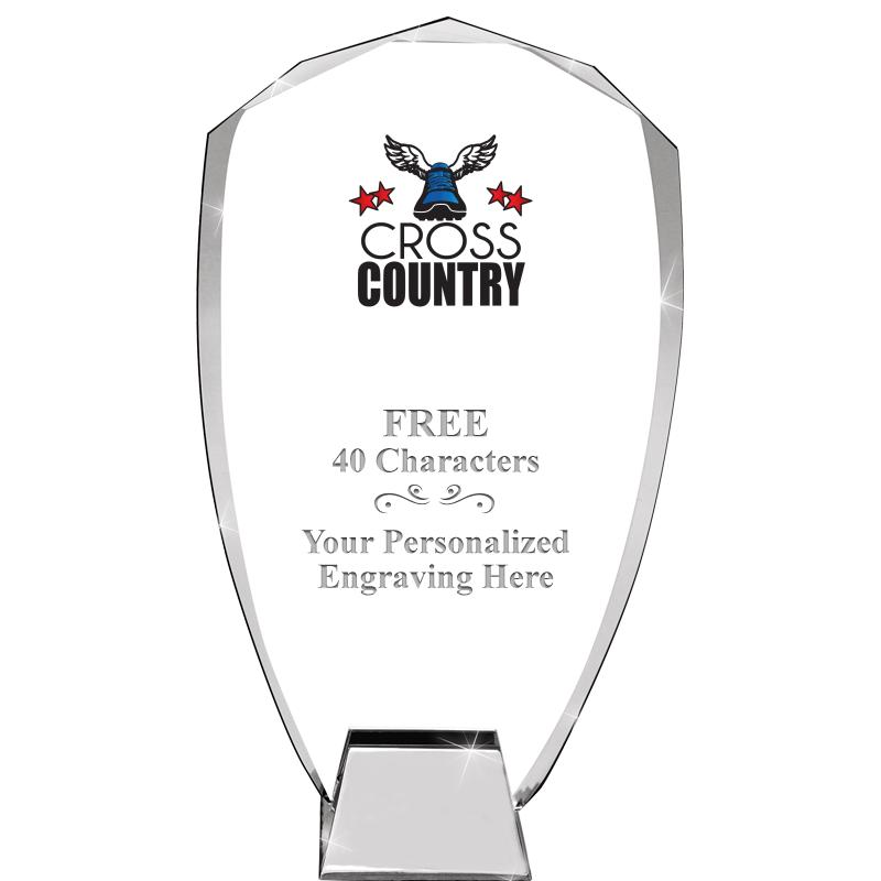 8.5" SHIELD ICONIC CRYSTAL