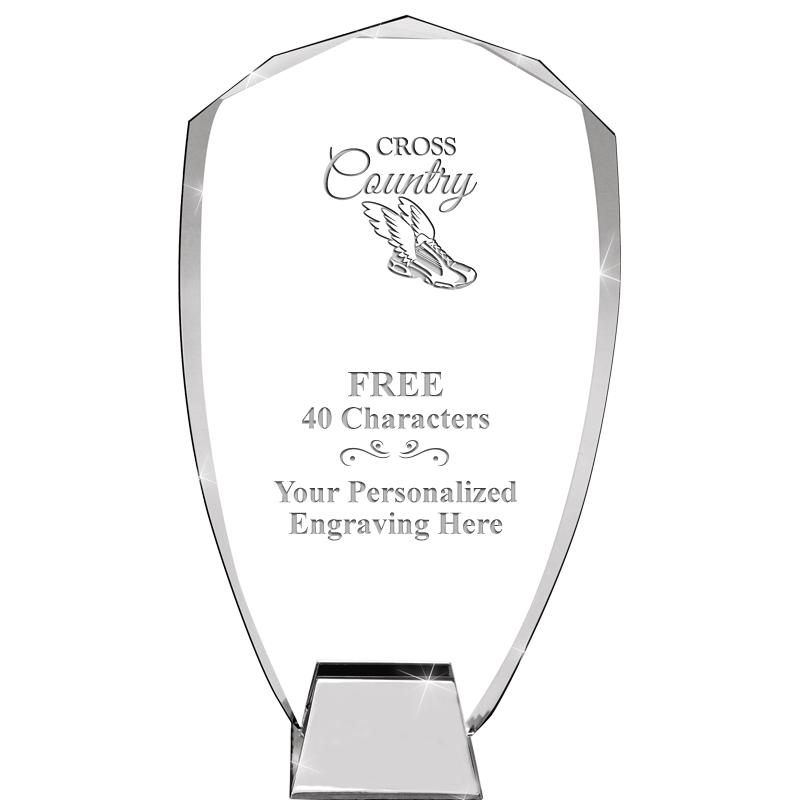 8.5" SHIELD ICONIC CRYSTAL