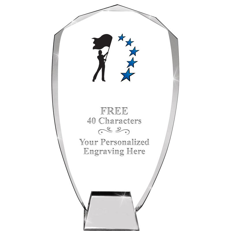 8.5" SHIELD ICONIC CRYSTAL