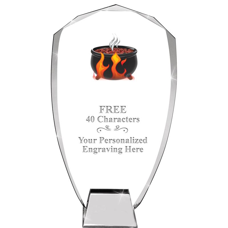 8.5" SHIELD ICONIC CRYSTAL