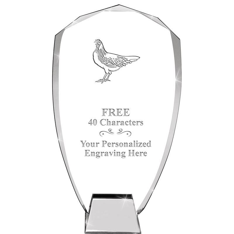 8.5" SHIELD ICONIC CRYSTAL