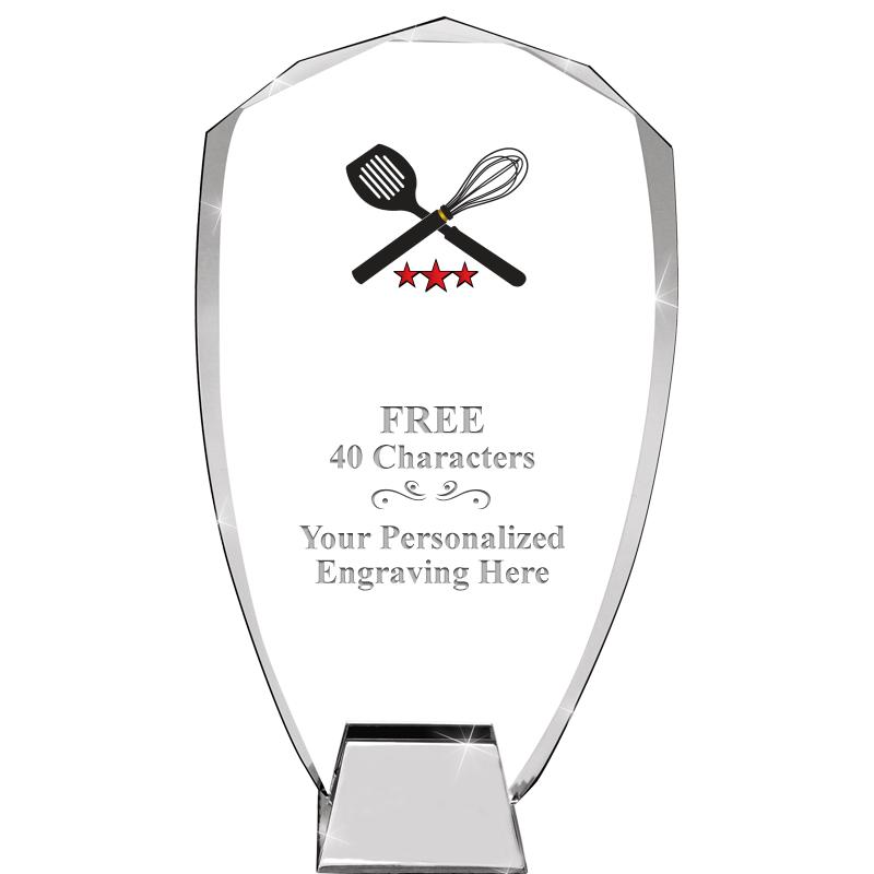 8.5" SHIELD ICONIC CRYSTAL