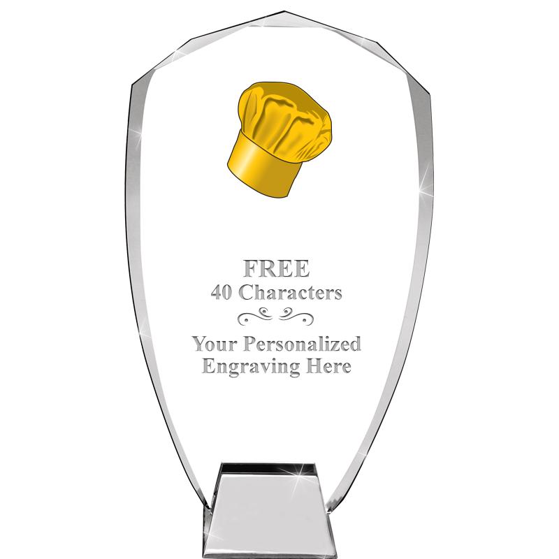 8.5" SHIELD ICONIC CRYSTAL