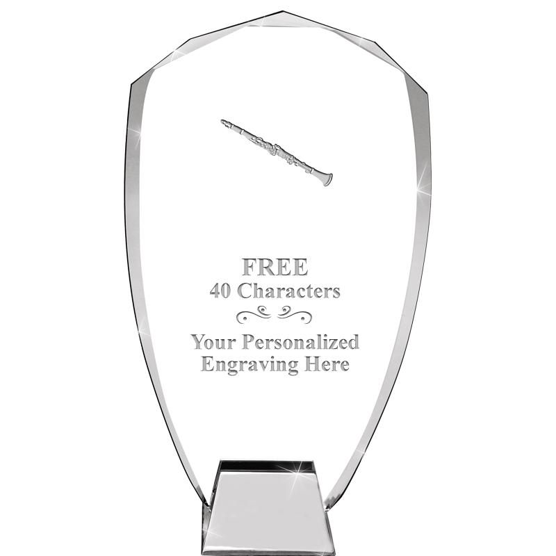 8.5" SHIELD ICONIC CRYSTAL