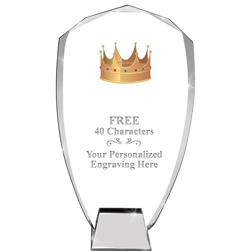 8.5" SHIELD ICONIC CRYSTAL