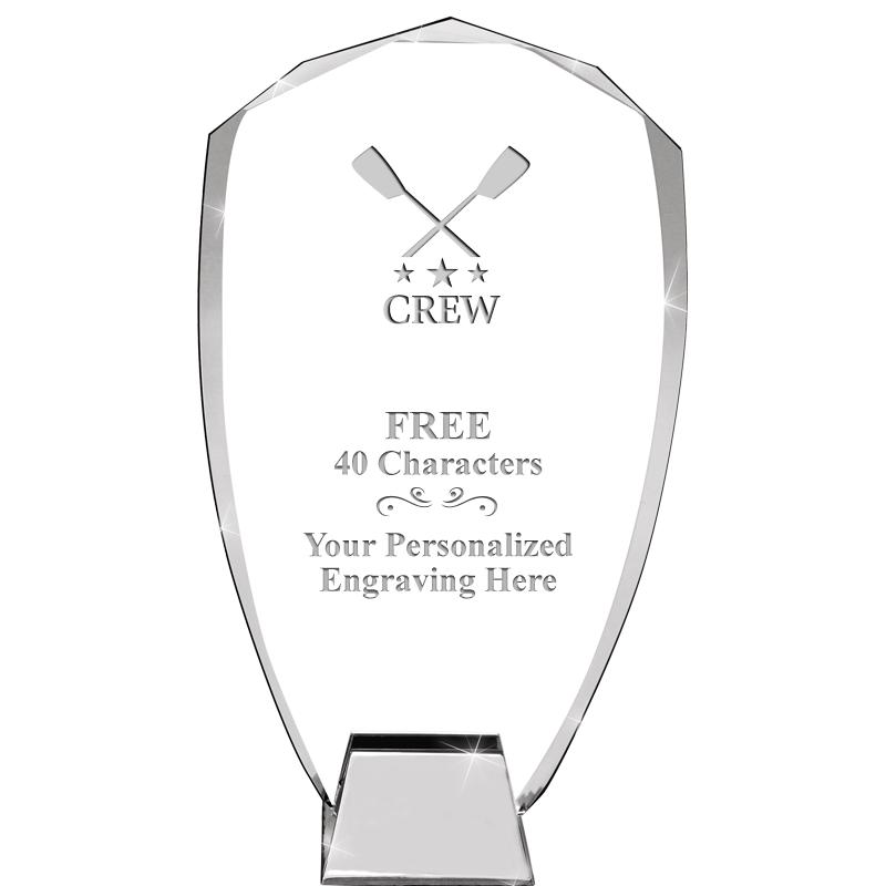 8.5" SHIELD ICONIC CRYSTAL