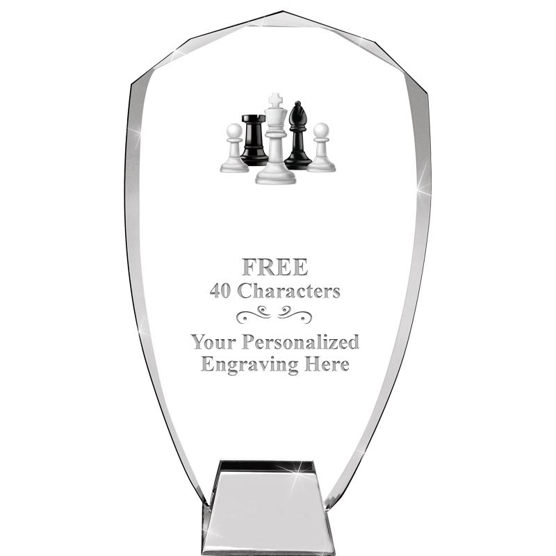 8.5" SHIELD ICONIC CRYSTAL