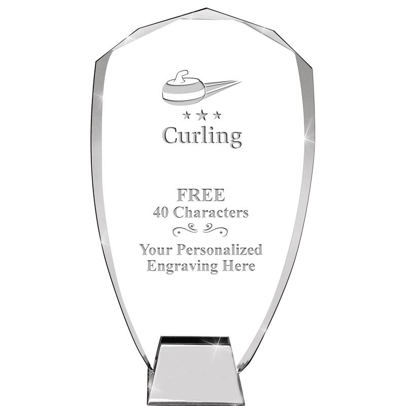 8.5" SHIELD ICONIC CRYSTAL