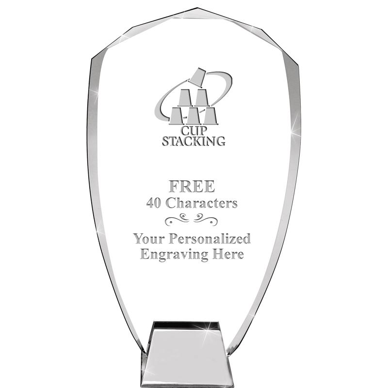 8.5" SHIELD ICONIC CRYSTAL