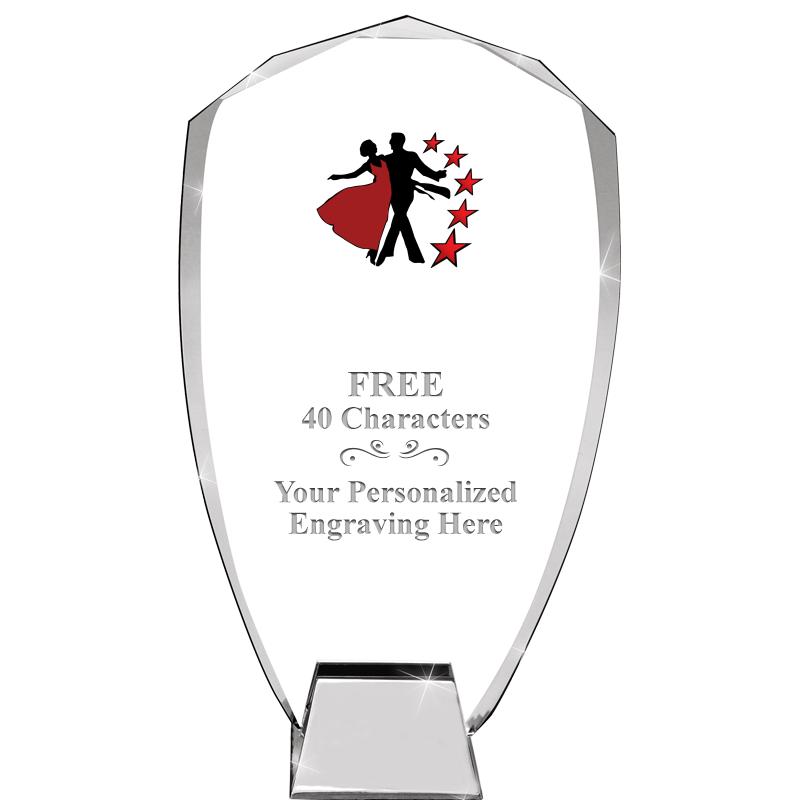 8.5" SHIELD ICONIC CRYSTAL