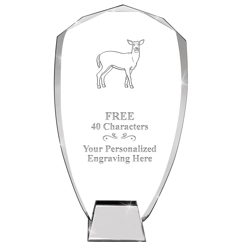 8.5" SHIELD ICONIC CRYSTAL