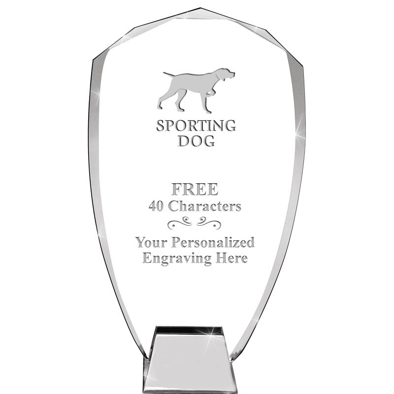 8.5" SHIELD ICONIC CRYSTAL